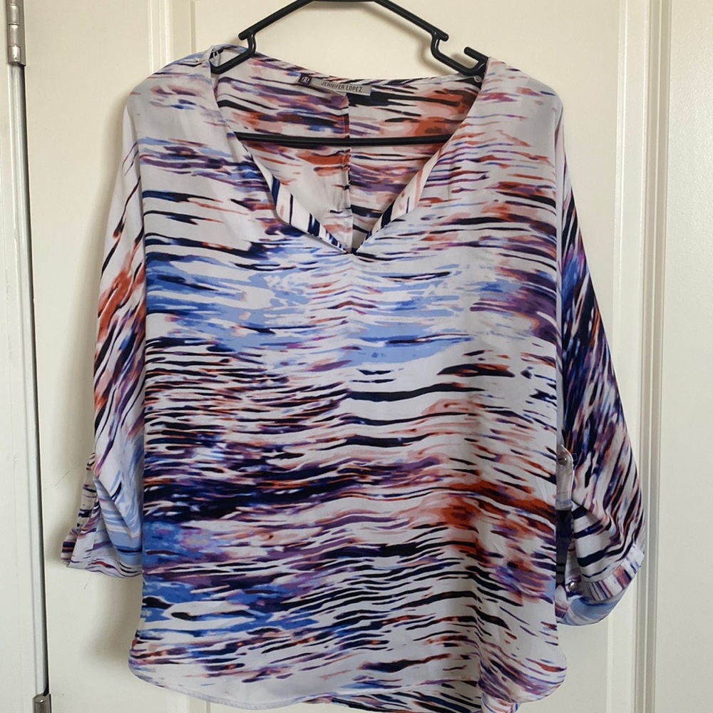 Jennifer Lopez polyester blouse